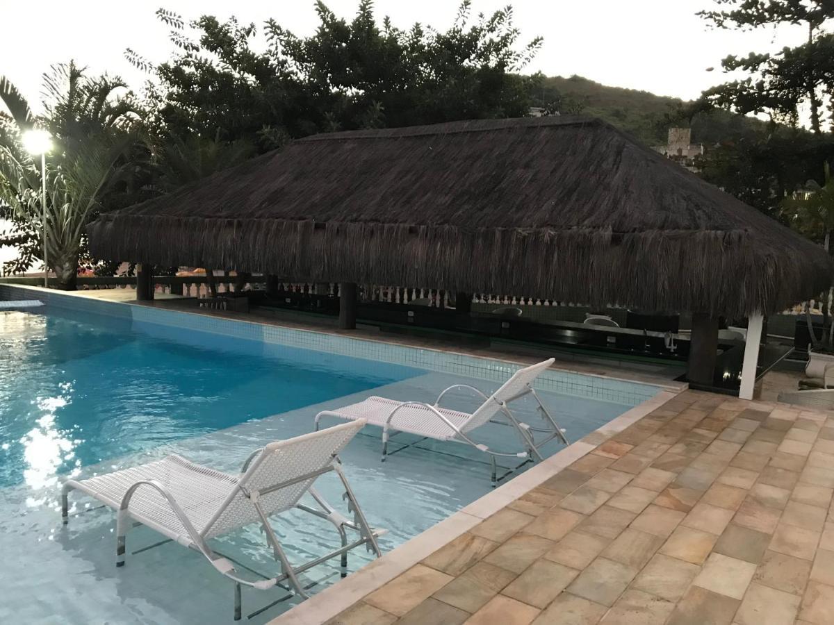 Apartamento Pe Na Areia Frente Para O Mar E Piscina Na Prainha 卡拉瓜塔图巴 外观 照片