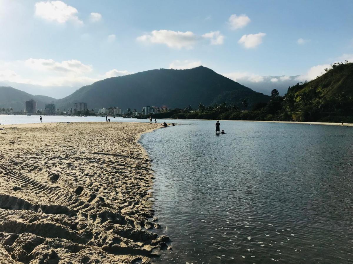 Apartamento Pe Na Areia Frente Para O Mar E Piscina Na Prainha 卡拉瓜塔图巴 外观 照片